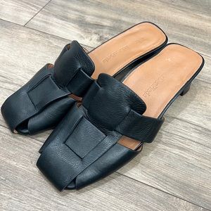 L’Amour des Pieds Wavan Womens Leather Shoes Color Black Lamaba Size 7.5…